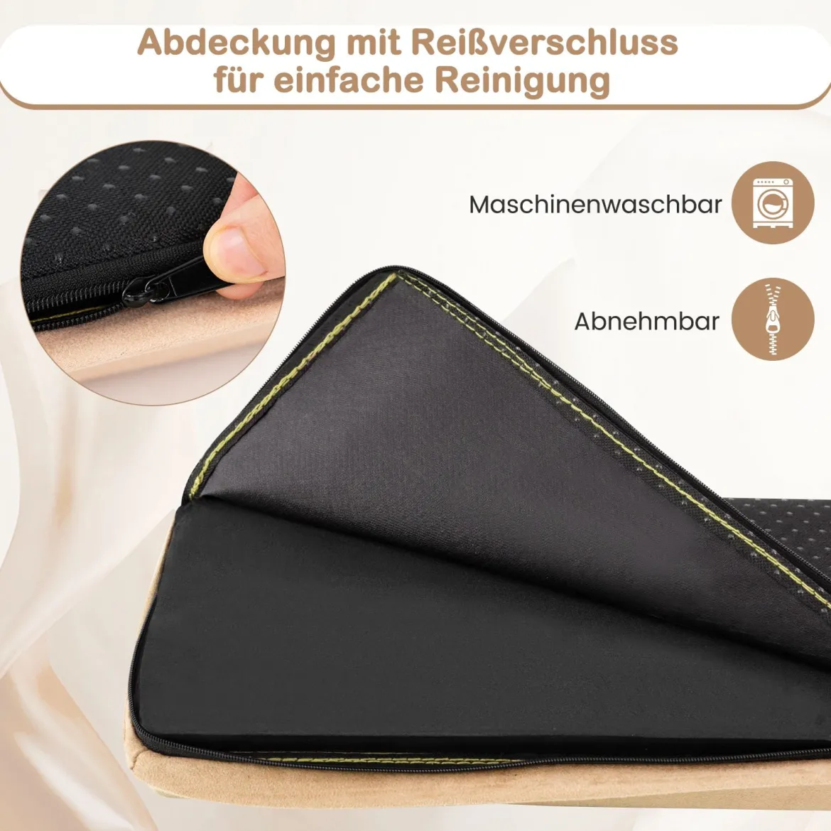 210 cm Schwebebalken Gymnastikbalken klappbar Turnbalken rutschfest Balance Beam bis 73 kg