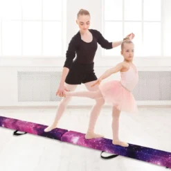 270 cm Schwebebalken Kinder Balancierbalken klappbar Gymnastikbalken mit Tragegriff