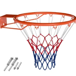 Ø45cm Standard Basketballkorb mit Netz Mini Basketball Korb für Wandmontage Orange