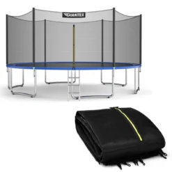 Ø 244 cm Trampolin Sicherheitsnetz für Gartentrampoline Ersatznetz Außenliegend mit Reißverschluss