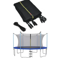 Ø 487cm Trampolin Sicherheitsnetz für Gartentrampoline Ersatznetz Innenliegend