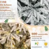 270 cm Weihnachtsbaum künstlich mit Beleuchtung und Schnee dichter LED Tannenbaum Christbaum