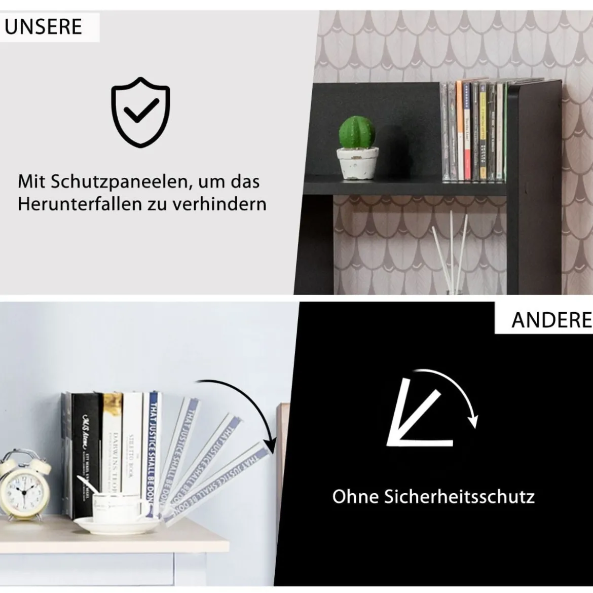 Computertisch Schreibtisch mit Bücherregal & Tastaturablage 91 x 50,5 x 136 cm Schwarz