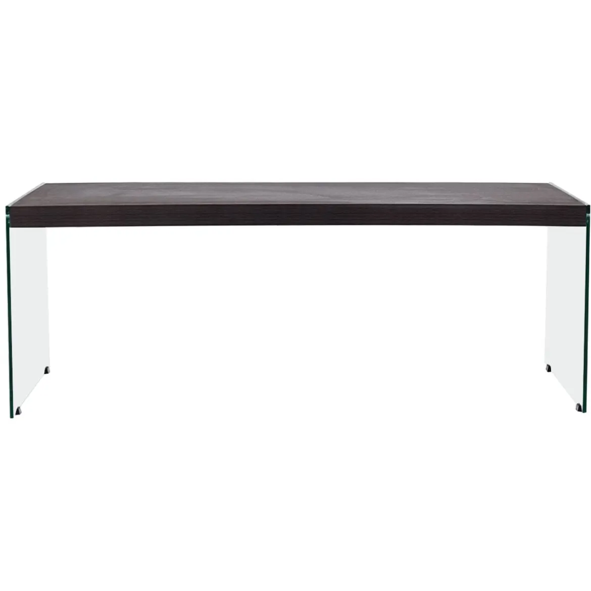 Couchtisch Beistelltisch Wohnzimmertisch Kaffeetisch 110 x 55 x 40 cm Holz und Hartglas