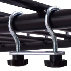 Dachkorb Universal Aerodynamisches Design Auto Dachgepäckträger 120 x 98 x 17 cm Schwarz