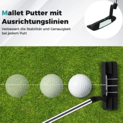 Damen Komplett Golfschläger Set 15 Teilges Golf Set Rechtshänder mitGolftasche & Regenhaube Grün