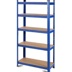 5 Ebenen Lagerregal mit Metallrahmen Metallregal bis 875kg Belastbar Kellerregal 75 x 30 x 150 cm
