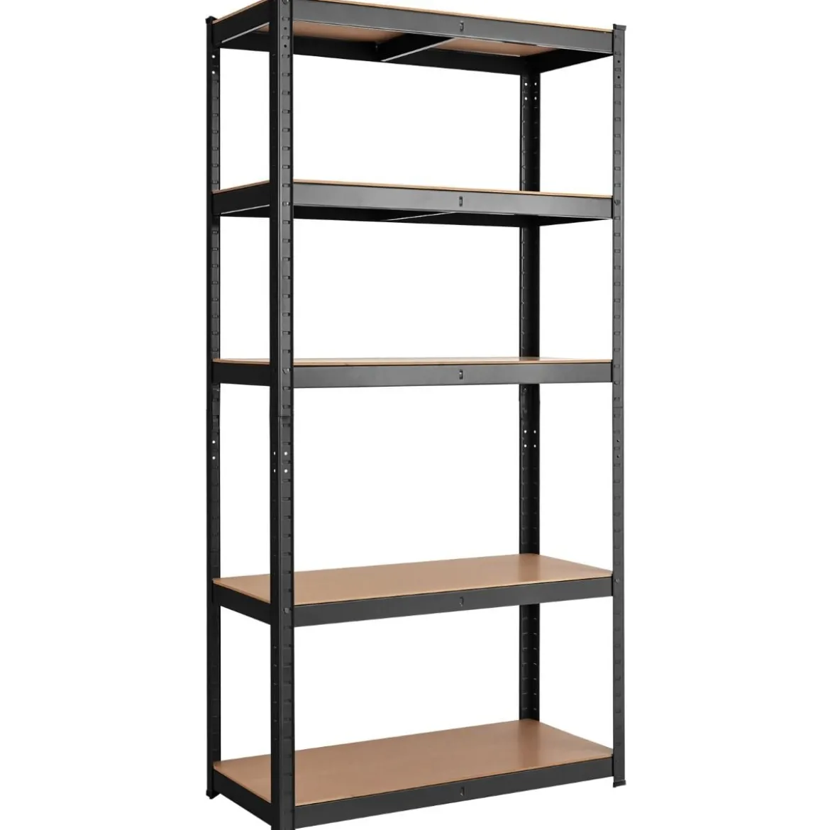 5 Ebenen Lagerregal mit Metallrahmen Metallregal bis 875kg Belastbar Kellerregal 75 x 30 x 150 cm