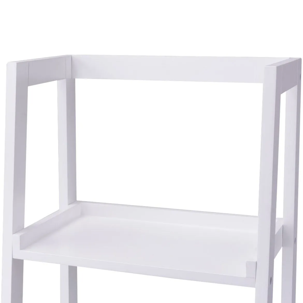 4-Ebene Weiß Standregal Bücherregal Pflanzenregal 44 x 38 x 140 cm