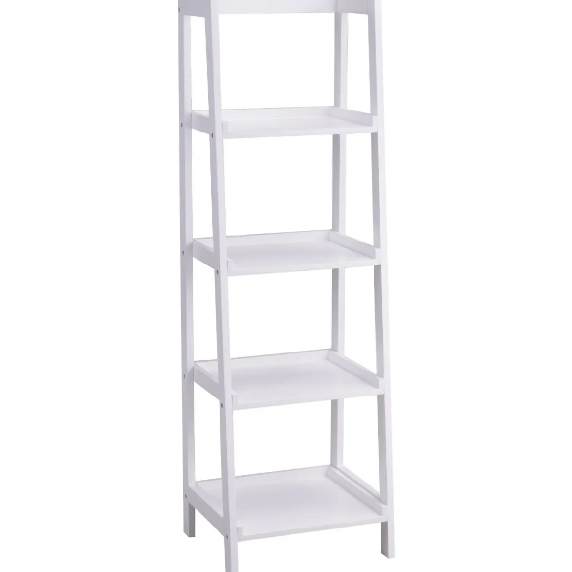 4-Ebene Weiß Standregal Bücherregal Pflanzenregal 44 x 38 x 140 cm