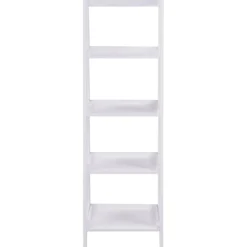 4-Ebene Weiß Standregal Bücherregal Pflanzenregal 44 x 38 x 140 cm