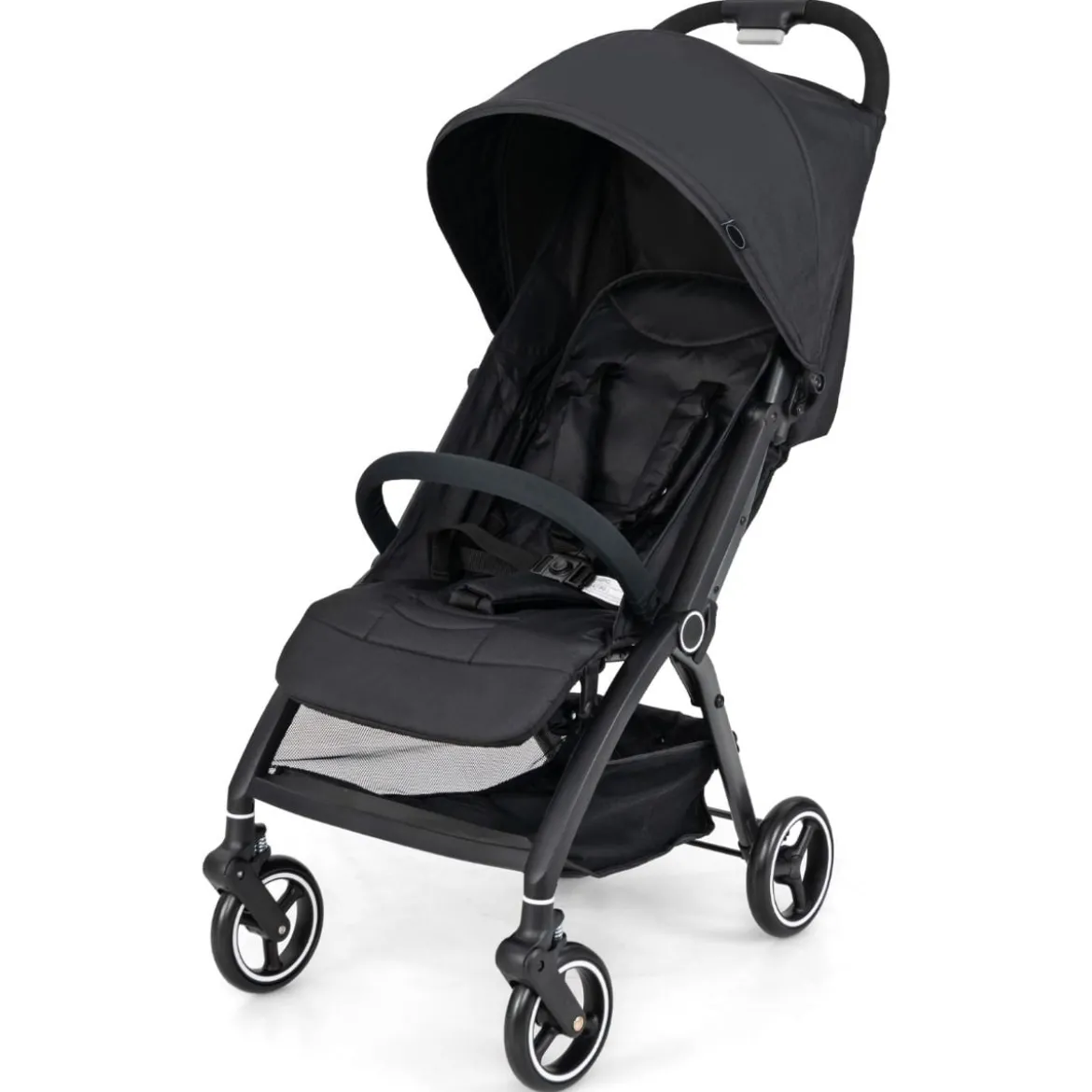 Einhändig Klappbare Kinderwagen mit Verstellbarer Rückenlehne & Verdeck Reisebuggy