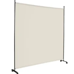 Einzelner Raumteiler mit einem Panel Breiter Sichtschutz 184 x 30 x 184 cm
