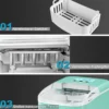 Eiswürfelmaschine Ice Maker Eismaschine Eiswürfelbereiter inkl. Eiswürfelschaufel Eiswürfel Grün