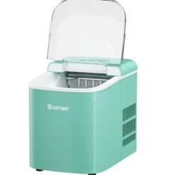 Eiswürfelmaschine Ice Maker Eismaschine Eiswürfelbereiter inkl. Eiswürfelschaufel Eiswürfel Grün