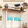 Elektrisch Höhenverstellbarer Schreibtisch mit Stabilem Metallgestell 160 x 60 cm Natur
