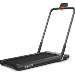 Elektrisch Laufband 1-12km/h LED Display Klappbar Heimtrainer Fitnessgerät 120kg Schwarz
