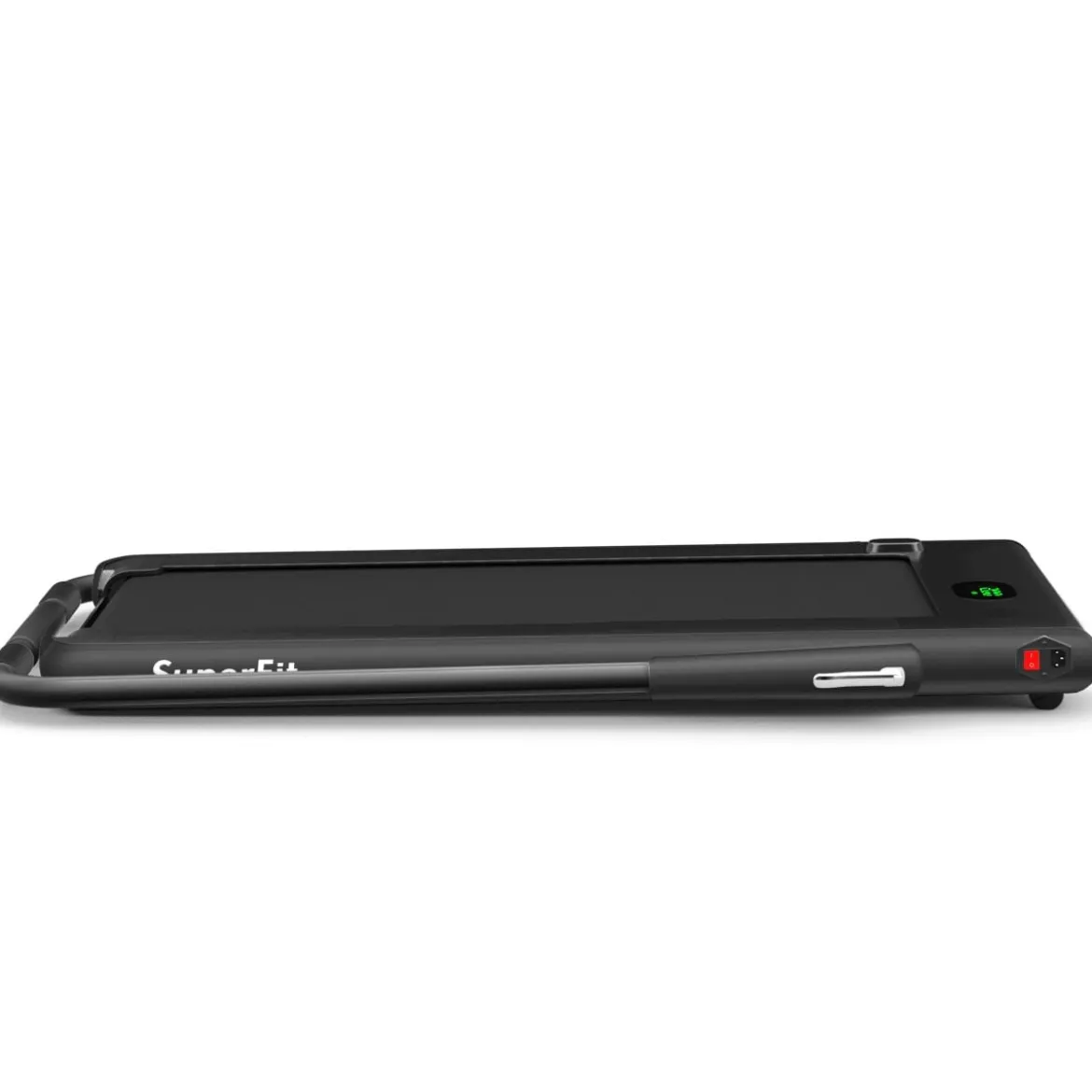 Elektrisch Laufband 1-12km/h LED Display Klappbar Heimtrainer Fitnessgerät 120kg Schwarz