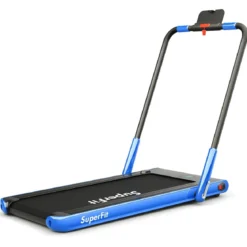Elektrisch Laufband 1-12km/h LED Display Klappbar Heimtrainer Fitnessgerät 120kg Navy