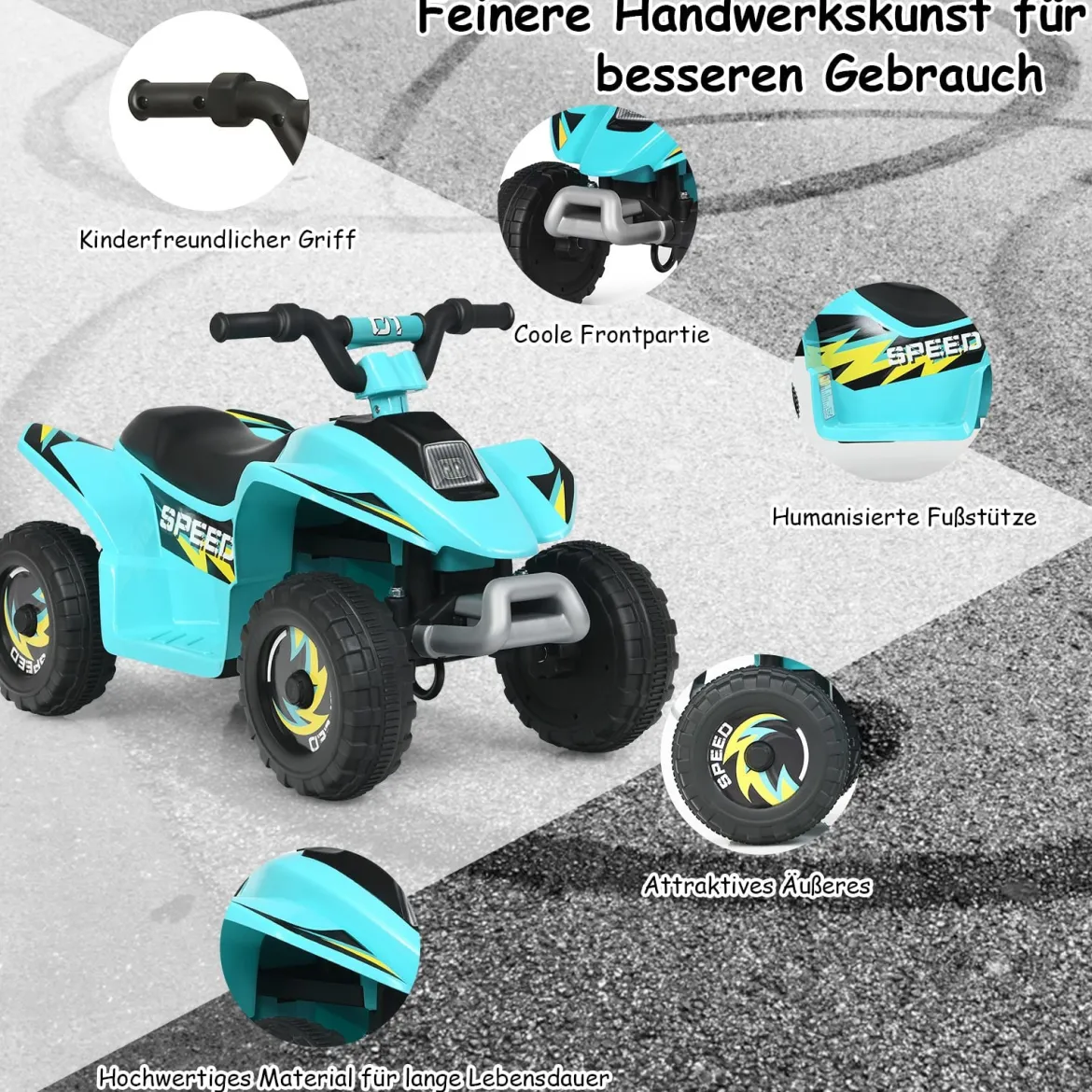 Elektroauto für Kinder Elektro Kinderquad Kindermotorrad 73 x 40 x 44,5 cm