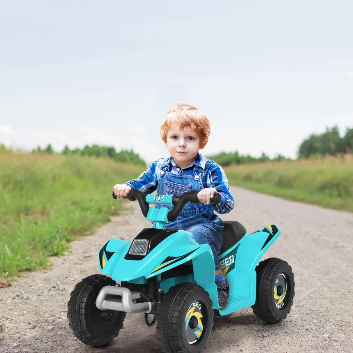 Elektroauto für Kinder Elektro Kinderquad Kindermotorrad 73 x 40 x 44,5 cm