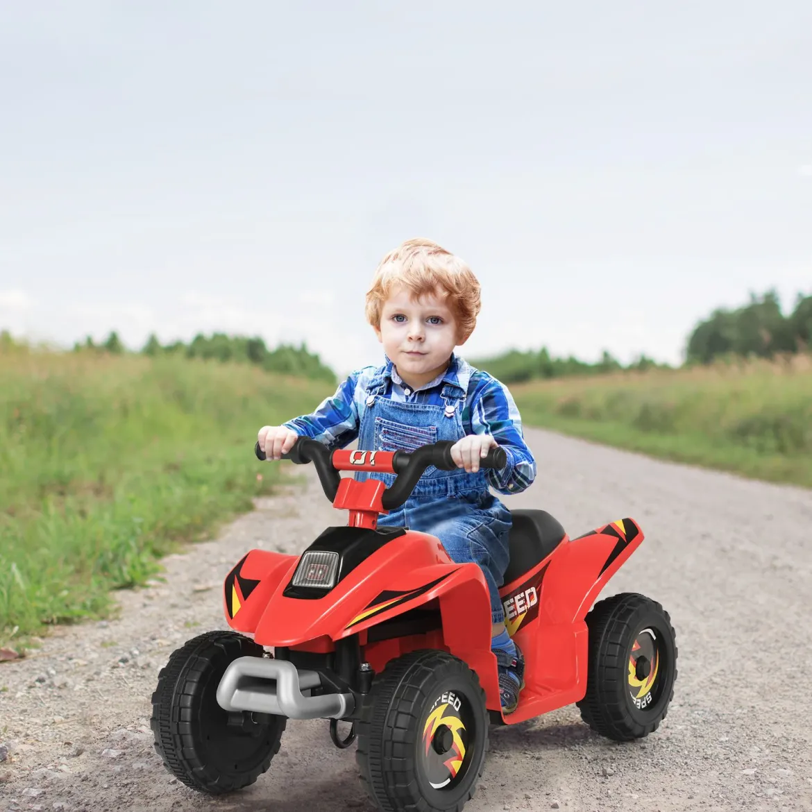 Elektroauto für Kinder Elektro Kinderquad Kindermotorrad 73 x 40 x 44,5 cm