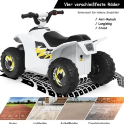 Elektroauto für Kinder Elektro Kinderquad Kindermotorrad 73 x 40 x 44,5 cm