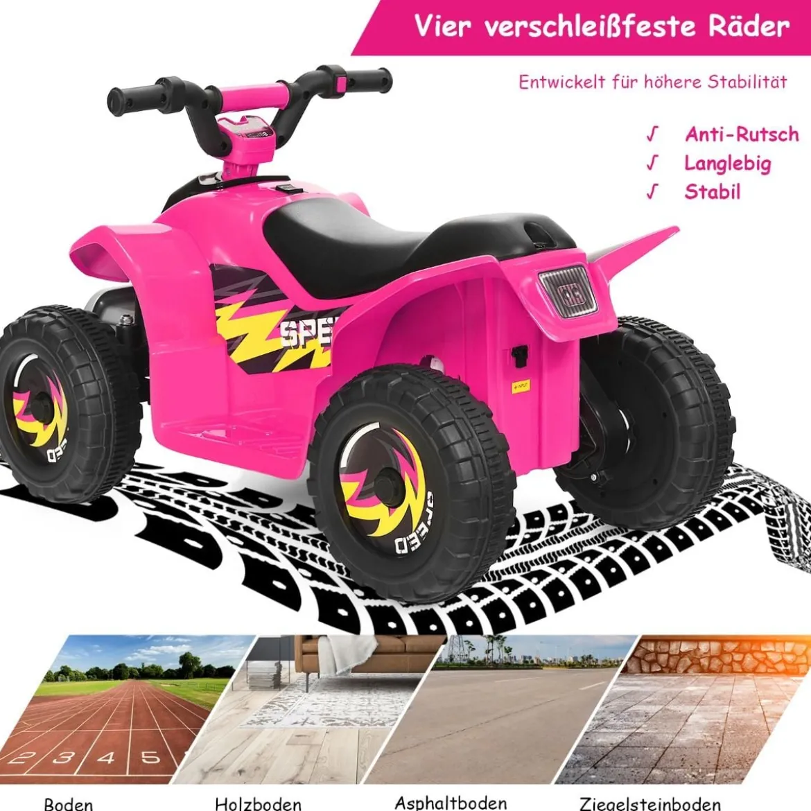 Elektroauto für Kinder Elektro Kinderquad Kindermotorrad 73 x 40 x 44,5 cm