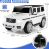 Elektroauto für Kinder Mercedes Benz G500 Kinderauto Elektro mit Fernsteuerung Weiß