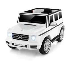 Elektroauto für Kinder Mercedes Benz G500 Kinderauto Elektro mit Fernsteuerung Weiß