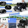 Elektroauto für Kinder Mercedes Benz G500 Kinderauto Elektro mit Fernsteuerung Schwarz