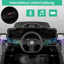 Elektrofahrzeug mit Fernsteuerung & Geländerädern & LED-Leuchten Truck
