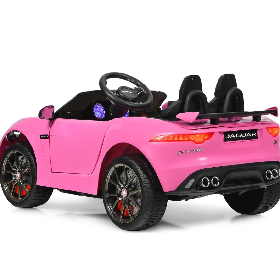 Elektro Kinderauto mit Geschichten & Musik & Hupe & Scheinwerfer & 2,4G Fernbedienung