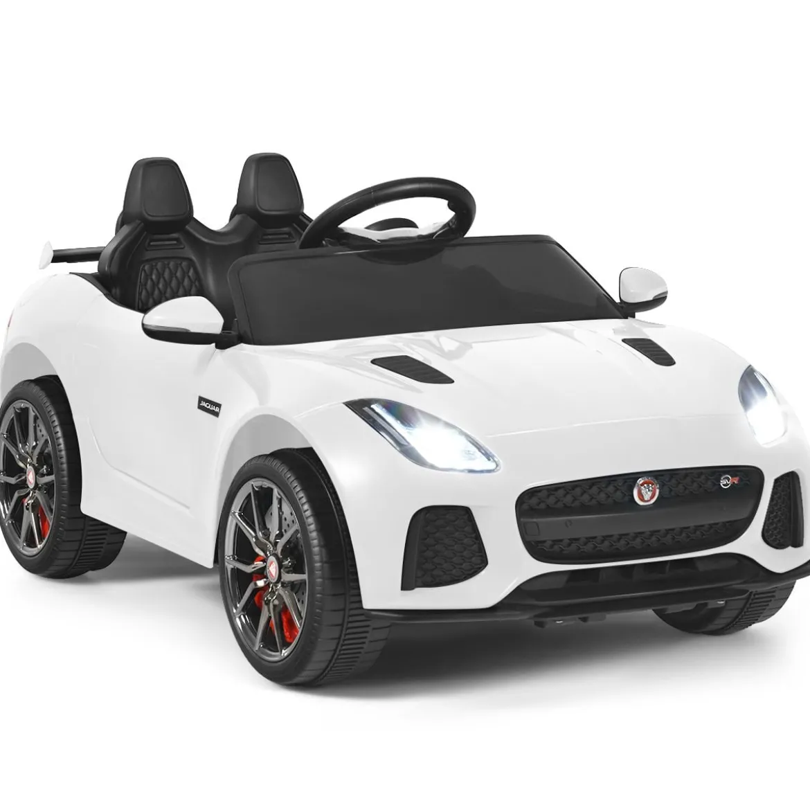 Elektro Kinderauto mit Geschichten & Musik & Hupe & Scheinwerfer & 2,4G Fernbedienung