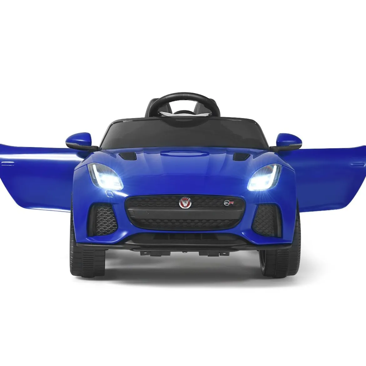 Elektro Kinderauto mit Geschichten & Musik & Hupe & Scheinwerfer & 2,4G Fernbedienung