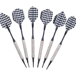 Elektronische Dartscheibe LCD Dartboard Dartspiel Dartpfeil Dart Board +6 Pfeile