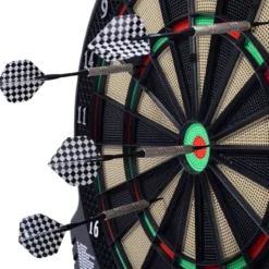Elektronische Dartscheibe LCD Dartboard Dartspiel Dartpfeil Dart Board +6 Pfeile