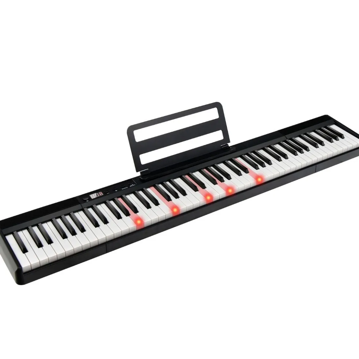 Elektronisches Keyboard 88 Tastatur Elektroklavier Digitale Keyboard Musikinstrument Set
