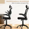 Ergonomischer Bürostuhl aus Netzgewebe mit Schaukellehne Chefsessel Drehbarer PC Stuhl