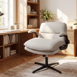 Ergonomischer Bürostuhl Höhenverstellbar Schreibtischstuhl mit Rückenlehne Blastbar bis 150 kg