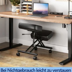 Ergonomischer Kniehocker mit Schrägem Sitz zur Schmerzlinderung Orthopädischer Bürostuhl