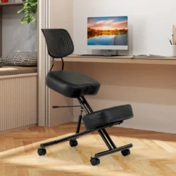 Ergonomischer Kniestuhl mit Schrägem Sitz zur Schmerzlinderung Orthopädischer Bürostuhl