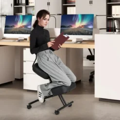 Ergonomischer Kniestuhl mit Schrägem Sitz zur Schmerzlinderung Orthopädischer Bürostuhl