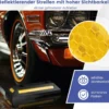 2er Radstopper Parkbegrenzung aus Gummi mit Reflektierenden Streifen LKWs bis 4000 Kg