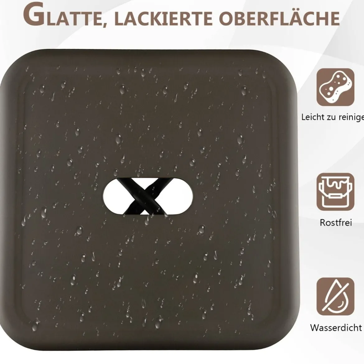 4er Set Barhocker mit Fußstütze Sitzhöhe 76cm bis 150kg Belastbar Stapelbare Tresenhocker Gun