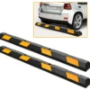2er Set 183 cm Gummi Radstopper Parkplatzbegrenzung bis 4000 kg Parkbegrenzung Einparkhilfe