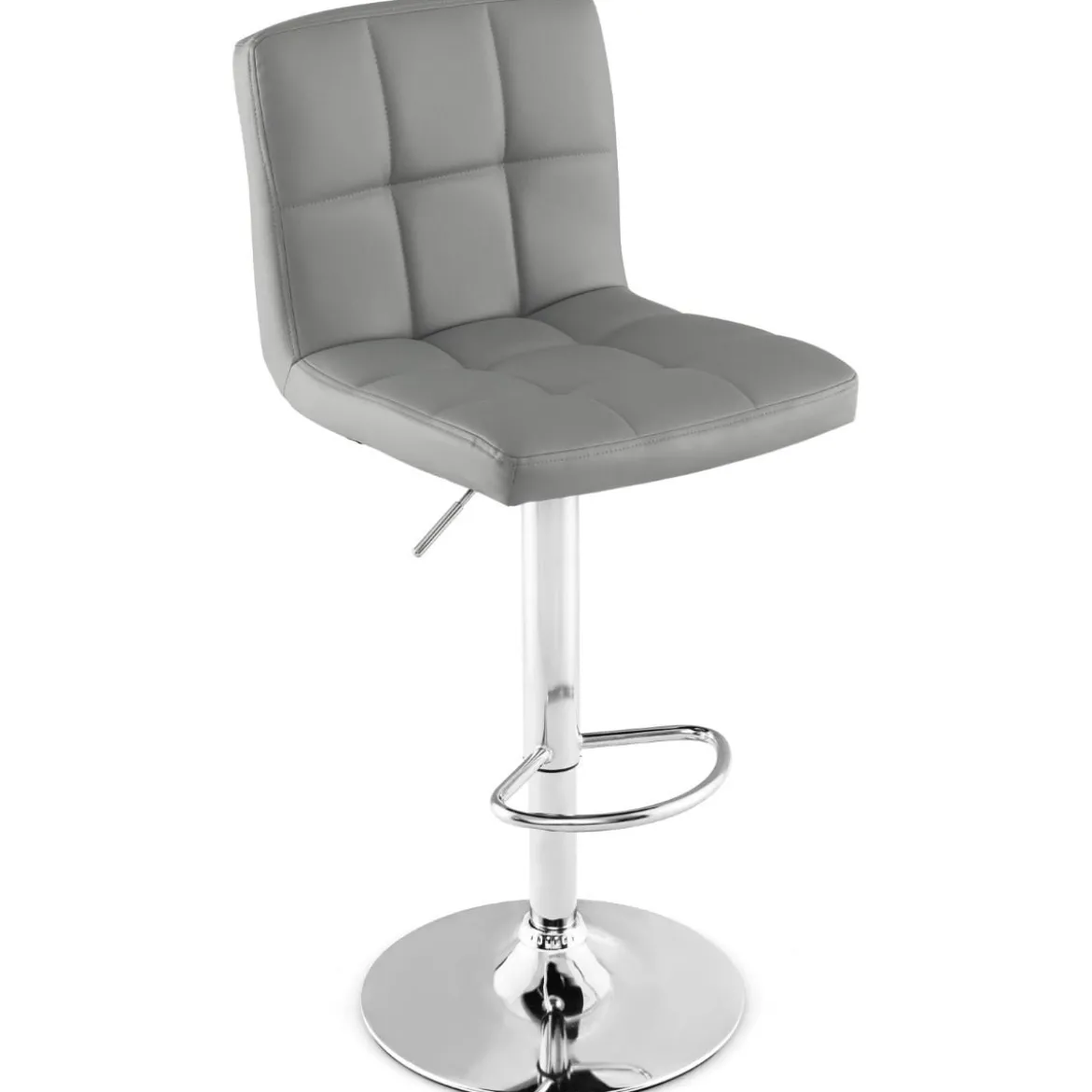 1/2er Set 360° Drehbarer Barhocker aus Kunstleder Höhenverstellbarer Barstuhl Sitzhocker