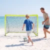 2er Set Fußballtor für Kinder mit Verstärkten Glasfaserstangen 180 x 120 x 120 cm Grün