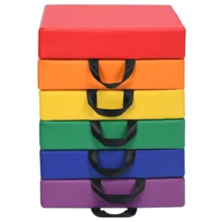 6er Set Kinder Quadratische Stuhlkissen Bodenkissen Sitzkissen