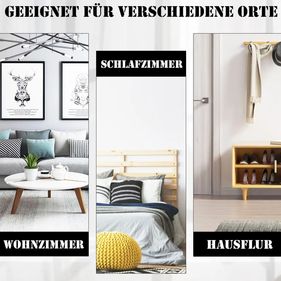 2er Set Nachttische Holz Beistelltisch mit 2 Schubladen Kaffeetisch modern Sofatisch Weiß